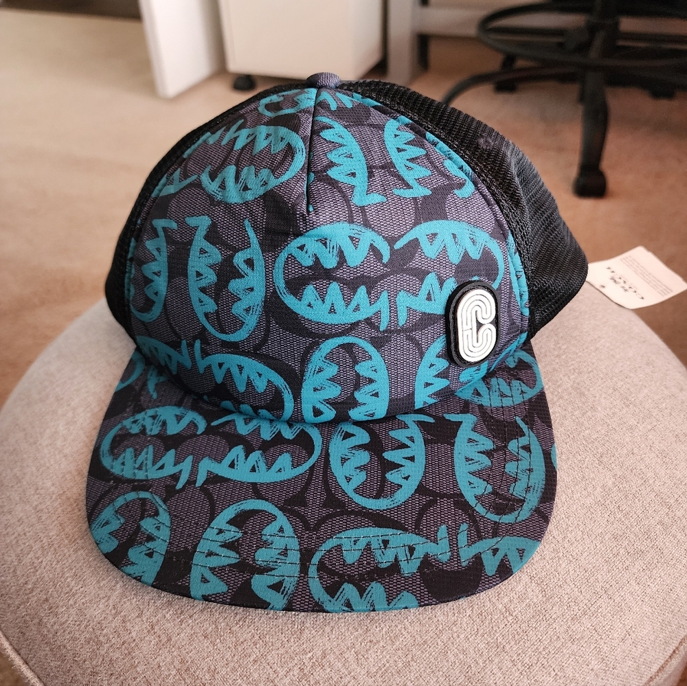 Coach Flat Brim Signature Hat by Guang Yu